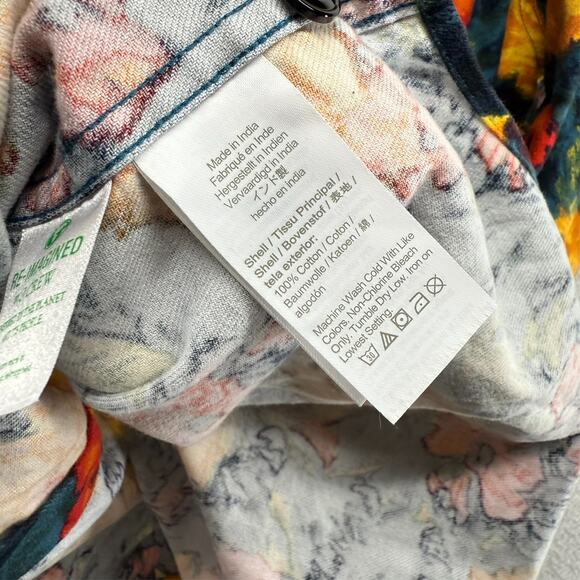 J Crew Shirt Men's Large Colorful Midweight Flannel Work All over Vibrant Summer - Picture 10 of 12